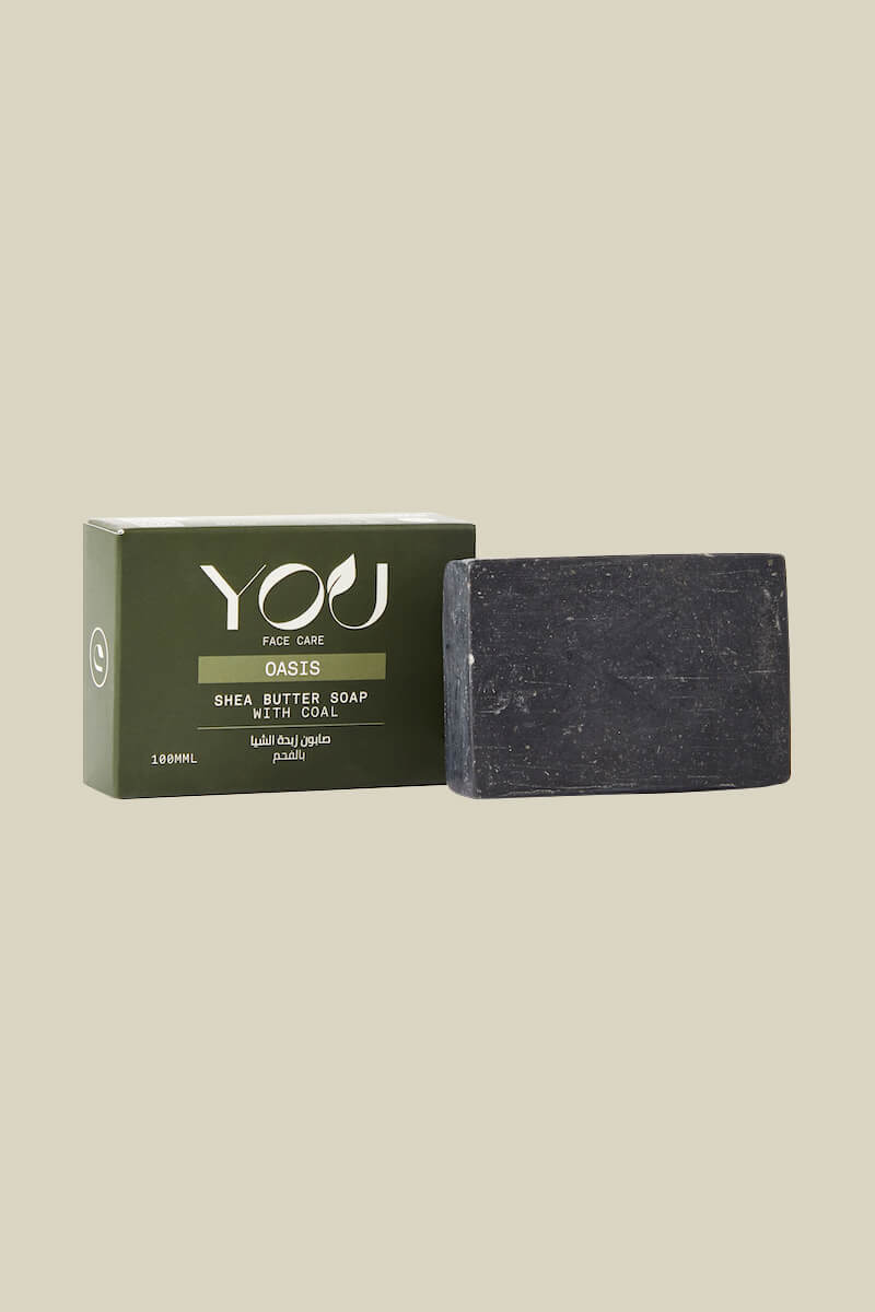 Shea Butter Soap (With Coal) - 100 ml